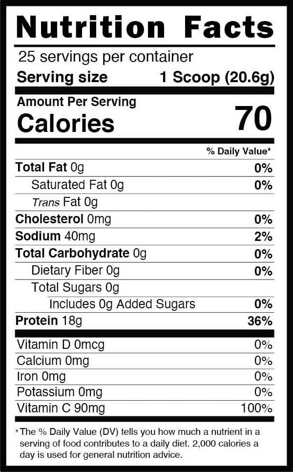 401b_Brain-Forza-Collagen-Peptides-Label---Unflavored-Nutrition-Facts