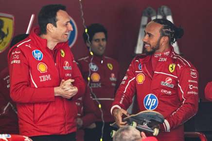 Hamilton e Adami (Ferrari)