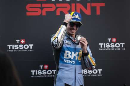 Alex Marquez dopo il secondo posto nella Sprint in Thailandia