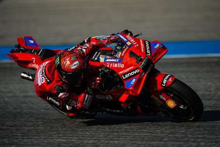 Bagnaia (Ducati) in Thailandia