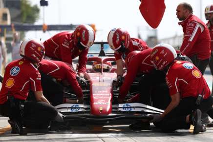 Ferrari Leclerc test Bahrain
