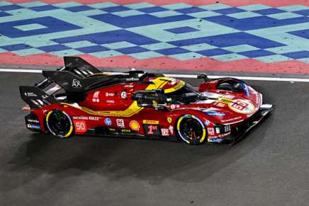 La Ferrari 499P in Qatar