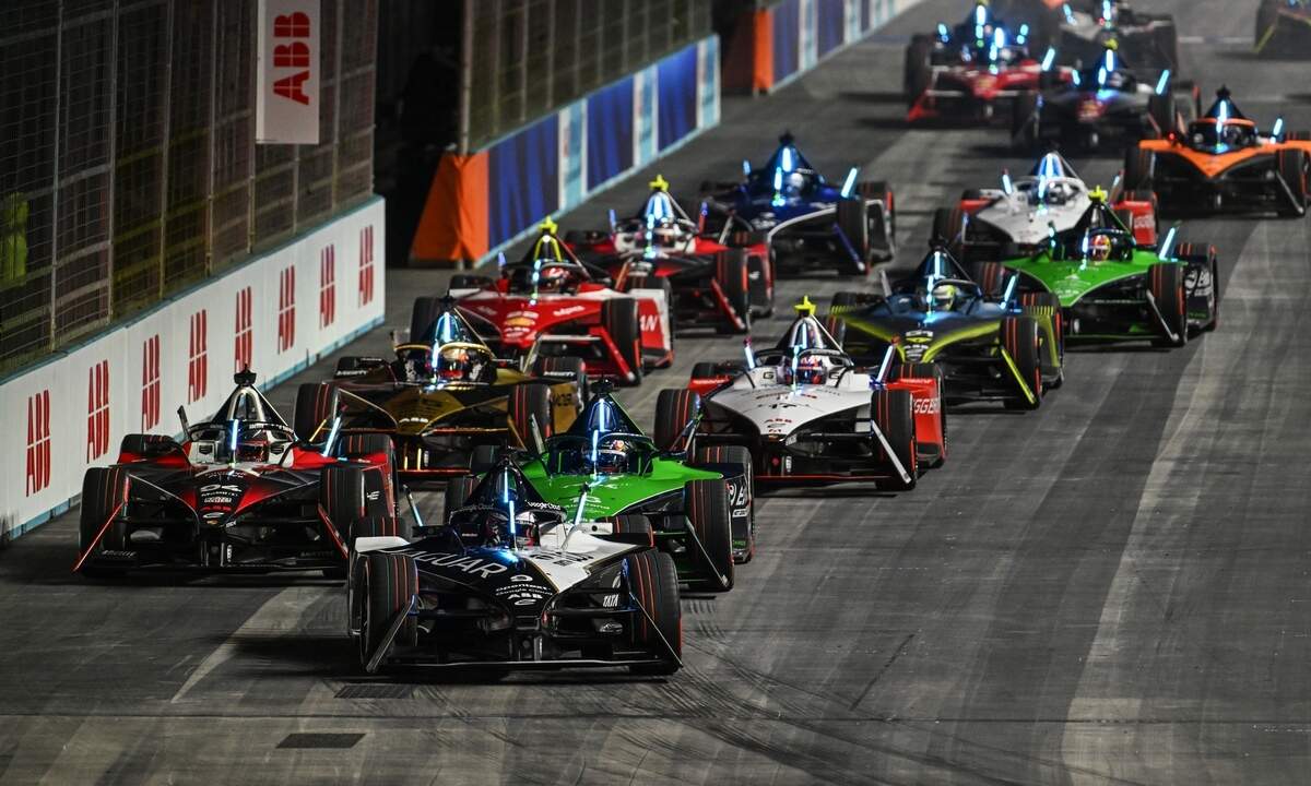 Partenza E-Prix Londra Formula E