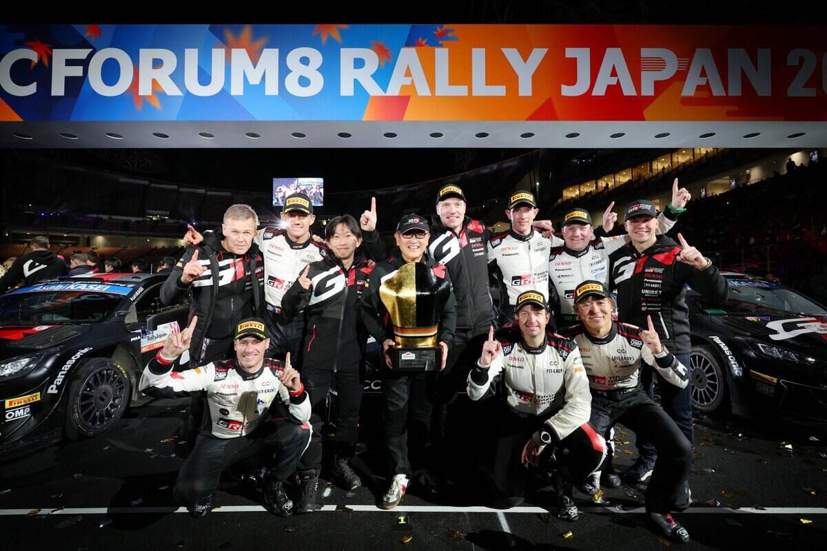 Toyota campione del mondo WRC 2024