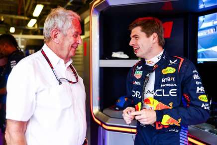 F1 GP Abu Dhabi 2024, Yas Marina: Helmut Marko e Max Verstappen (Red Bull Racing) - Foto: Getty Images