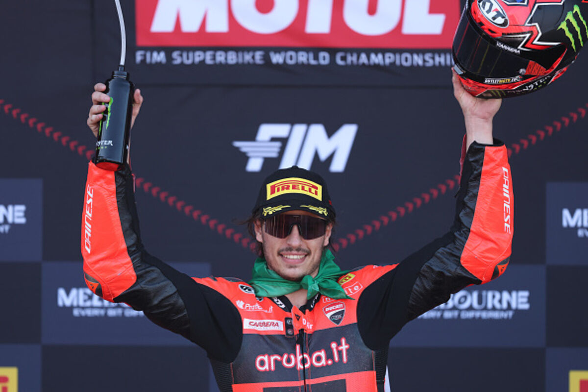 Bulega sul podio di Phillip Island 2025