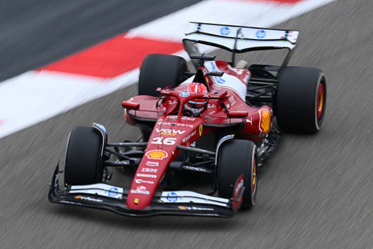 Charles Leclerc nei test pre-stagionali
