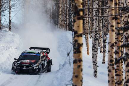 Evans nel Rally di Svezia 2025