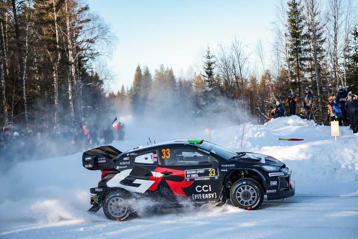 Evans nel Rally di Svezia 2025