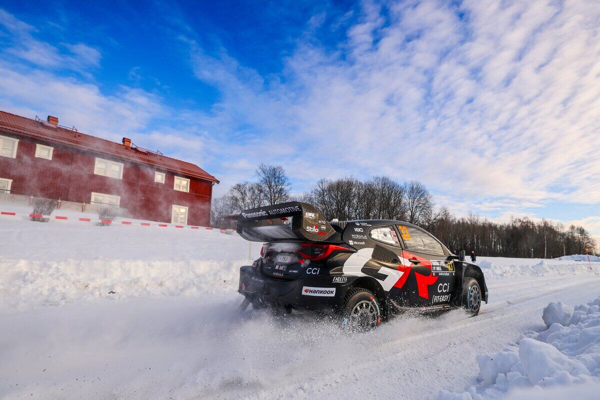 Evans nel Rally di Svezia 2025