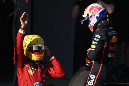 Hamilton e Verstappen dopo le Qualifiche Sprint in Cina