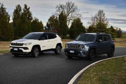 Le Jeep Compass e Renegade durante il test drive