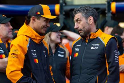 Lando Norris e Andrea Stella in Australia