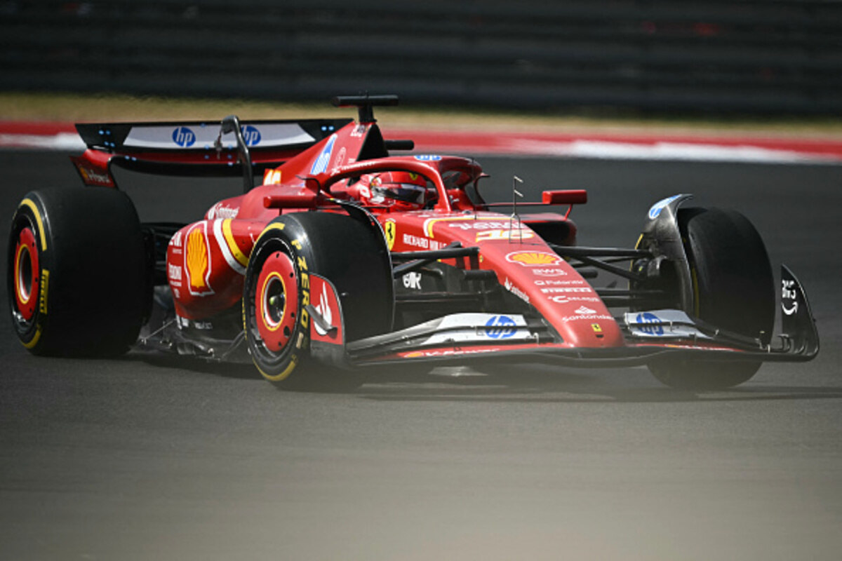 Leclerc (Ferrari) negli USA