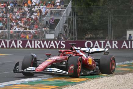 Leclerc nelle qualifiche del GP di Australia