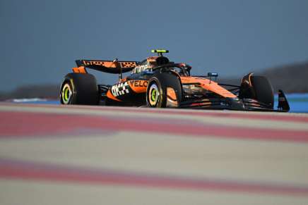 McLaren Norris test