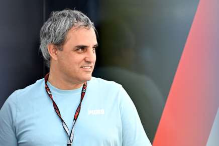 Juan Pablo Montoya nel paddock di Imola