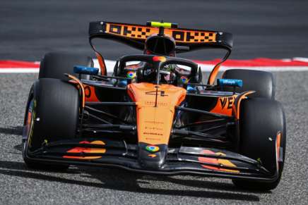 Norris nei test in Bahrain