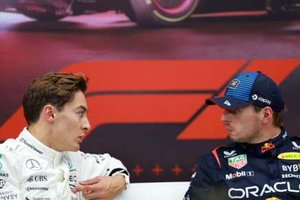 Russell e Verstappen parlano in Qatar