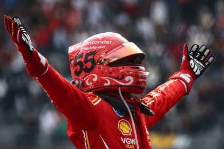 Sainz (Ferrari) in Messico