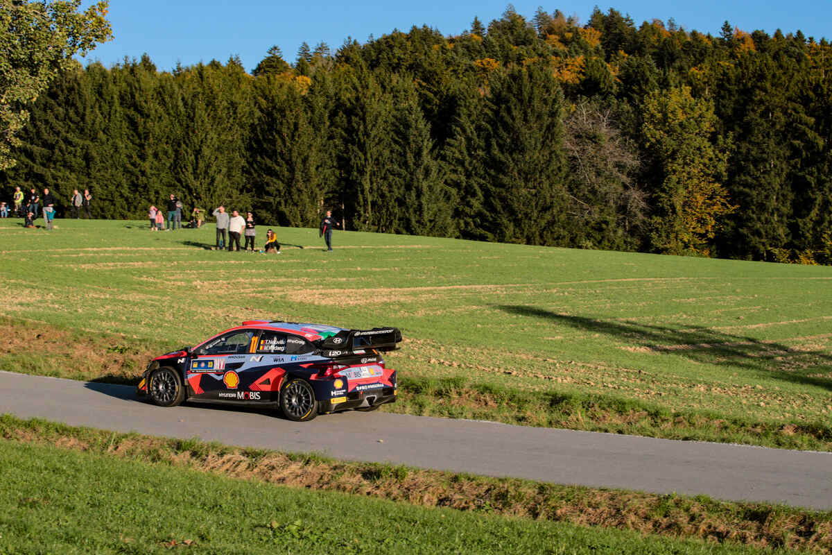 Neuville nel Rally dell'Europa Centrale 2023