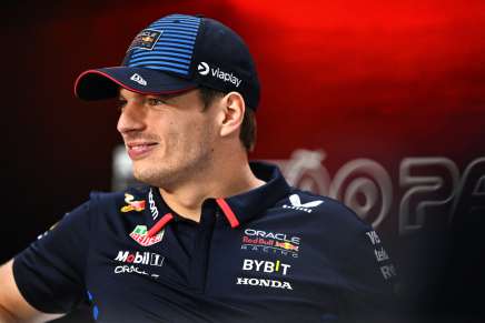 Verstappen nella conferenza stampa del Brasile
