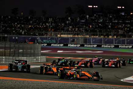 La partenza della Sprint Race F1 in Qatar