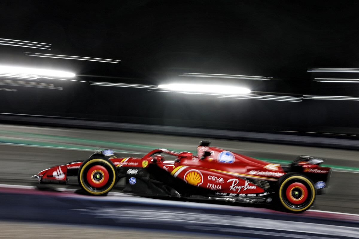 Charles Leclerc nella Sprint del Qatar