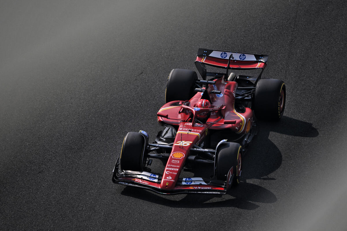 Leclerc F1 Abu Dhabi