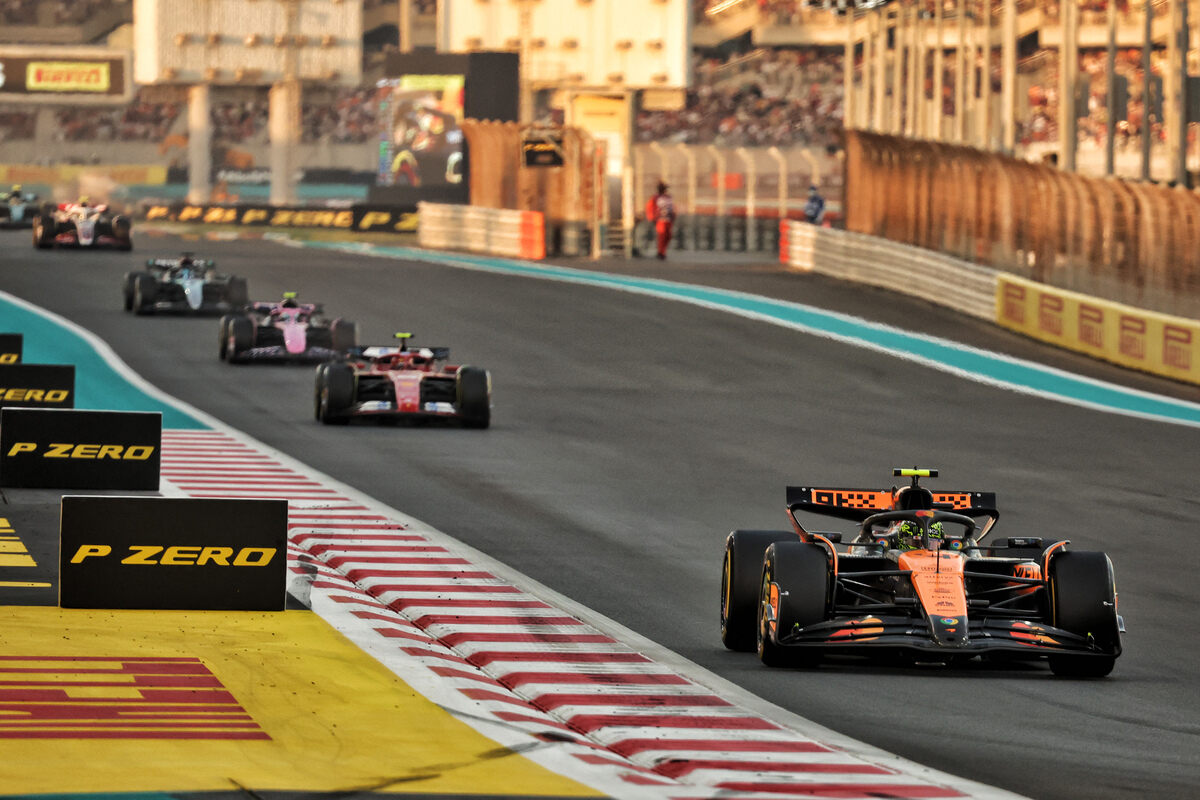 Norris nel GP di Abu Dhabi